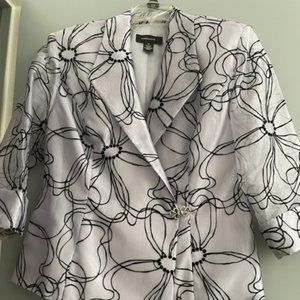 R & M Richards Lavender and Black Fancy Jacket